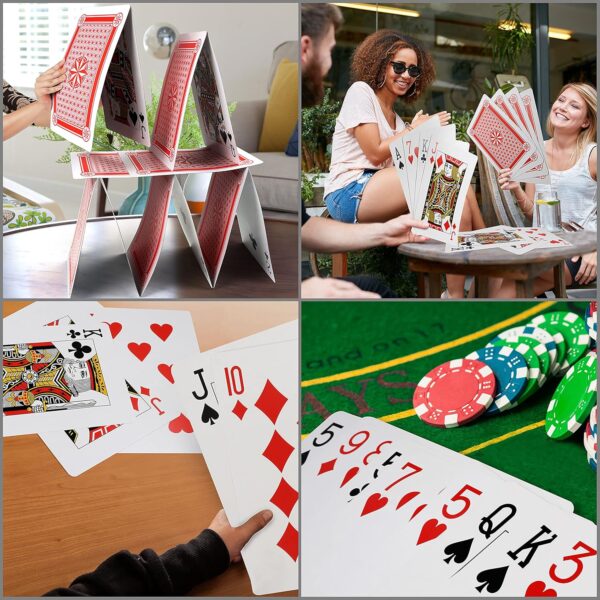 Übergroße Pokerkarten XXL- cooles Spiel