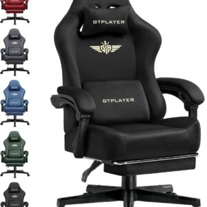 GTPLAYER Gaming Stuhl, Atmungsaktiv, ergonomisch