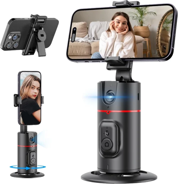 Auto Face Tracking Telefonhalter – 360° Rotierend – Bild 2