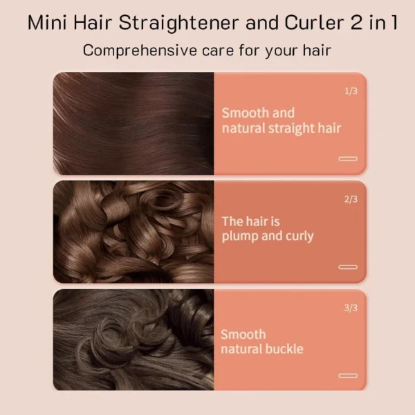 2-in-1 Lockenstab und Haarglätter – Doppelter Verwendungszweck für perfektes Styling – Bild 3