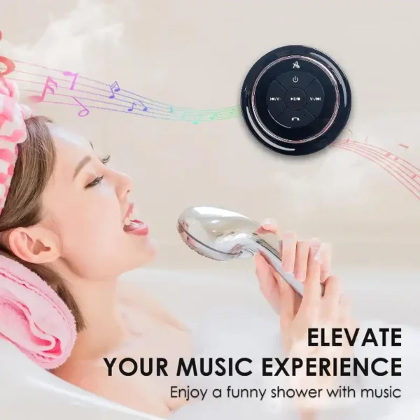 Bluetooth Duschlautsprecher – IPX7 Wasserdicht, 5W Kristallklarer Klang, 15h Spielzeit – Bild 3