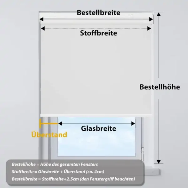 Wiederaufladbares Elektrisches Verdunklungsrollo ohne Bohren – Bild 3